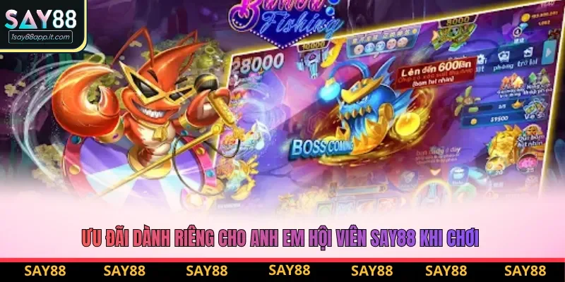 Ưu đãi dành riêng cho anh em hội viên say88 khi chơi