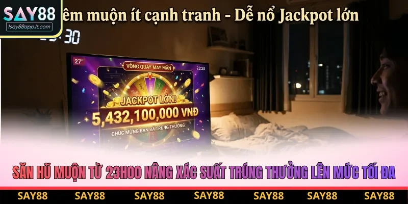 Săn hũ muộn từ 23h00 nâng xác suất trúng thưởng lên mức tối đa