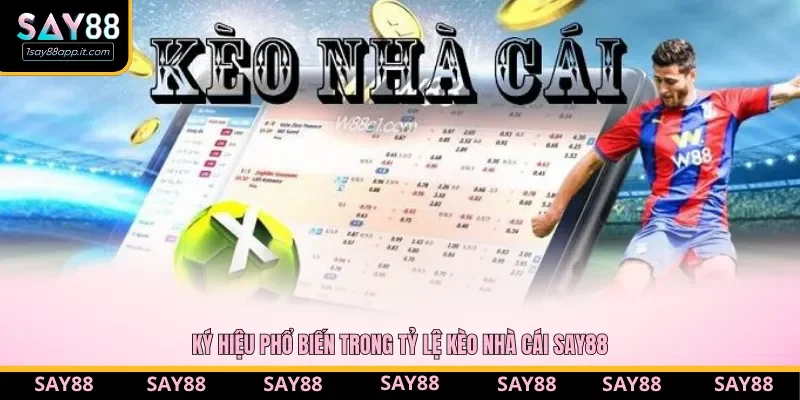 Ký hiệu phổ biến trong tỷ lệ kèo nhà cái say88