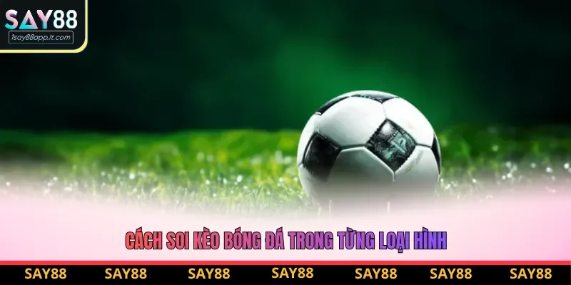 Cách soi kèo bóng đá trong từng loại hình